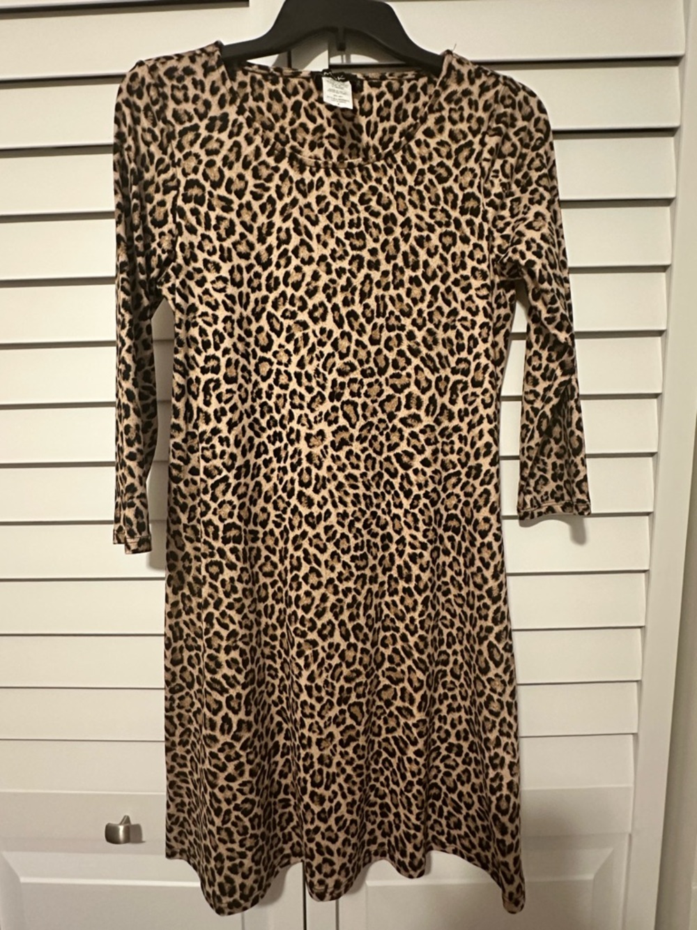 MSK Animal Print Dress - Brown & Black